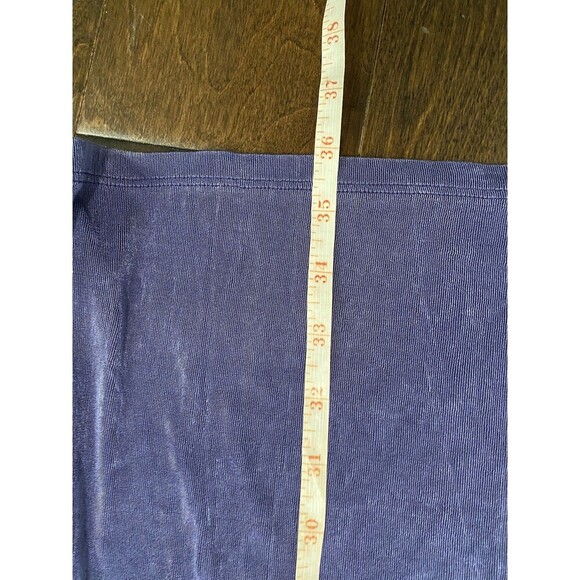 Chico's Travelers Slinky Midi Skirt Purple Size 1 / Medium / 8 - Picture 5 of 6